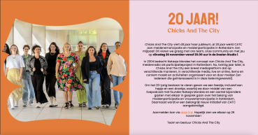 20 jaar Chick And The City – jubileum party!